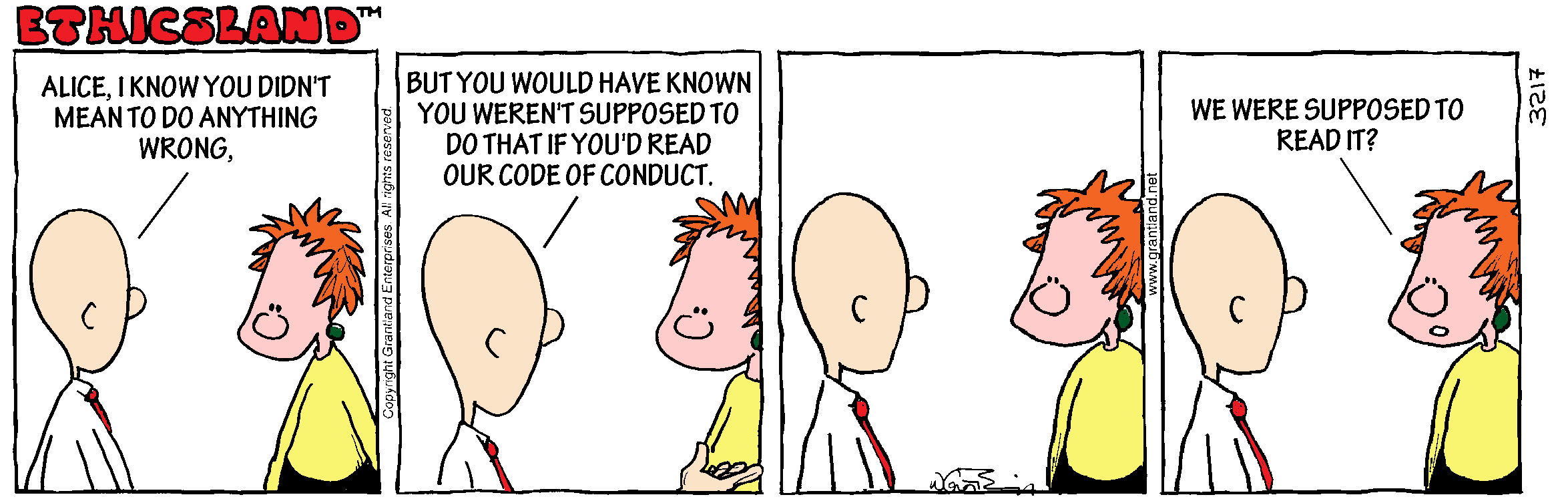 Cartoon: Code of Conduct